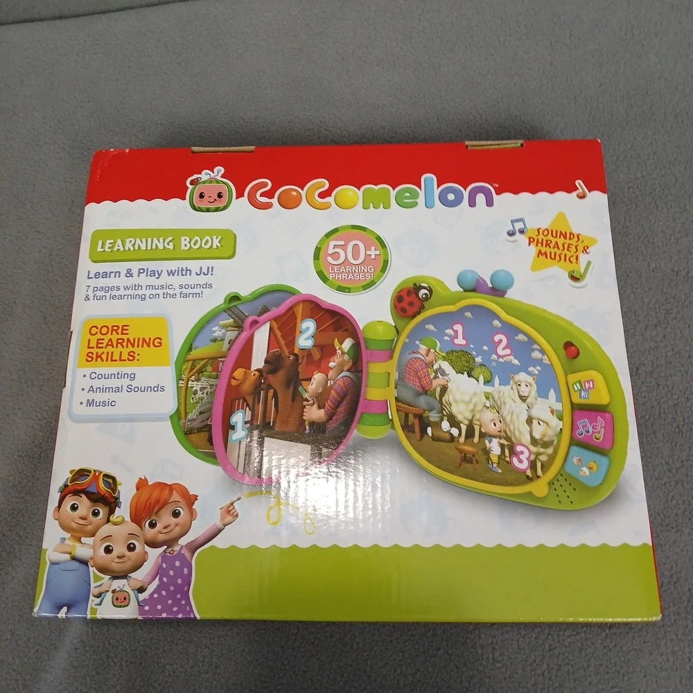 Just Play CoComelon Learning Book Interactive Toy MacDonald Farm for Toddlers